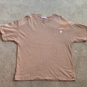 Zara Kids Tan Graphic Short Sleeve Tee